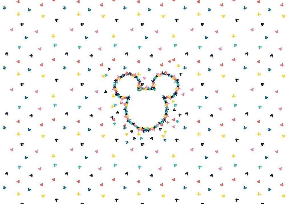 Komar Mickey Heads Up Non Woven Wall Mural 400x280cm 8 Panels | Yourdecoration.com