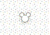 Komar Mickey Heads Up Non Woven Wall Mural 400x280cm 8 Panels | Yourdecoration.com