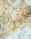 Komar Mix Map Non Woven Wall Mural 200x250cm 2 Panels | Yourdecoration.com