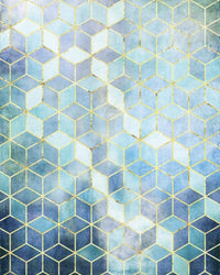 Komar Mosaik Azzuro Non Woven Wall Mural 200x250cm 2 Panels | Yourdecoration.com
