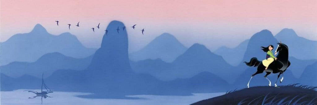 Komar Mulan Hills Non Woven Wall Mural 300x100cm 6 Panels | Yourdecoration.com