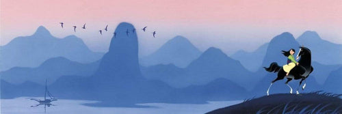 Komar Mulan Hills Non Woven Wall Mural 300x100cm 6 Panels | Yourdecoration.com