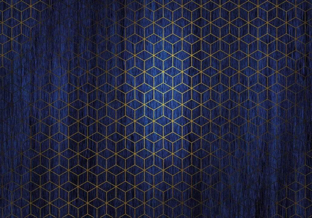 Komar Mystique Bleu Non Woven Wall Mural 400x280cm 8 Panels | Yourdecoration.com