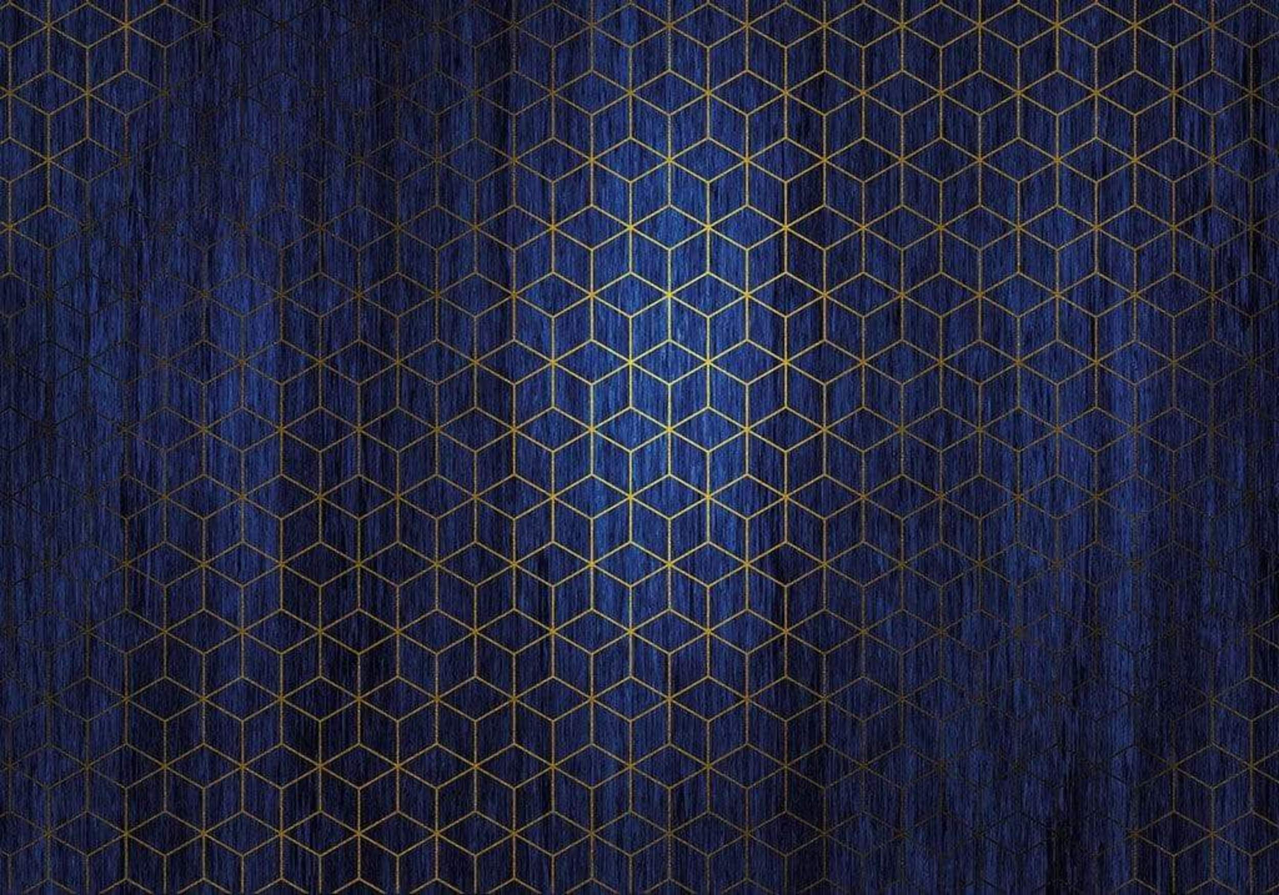 Komar Mystique Bleu Non Woven Wall Mural 400x280cm 8 Panels | Yourdecoration.com