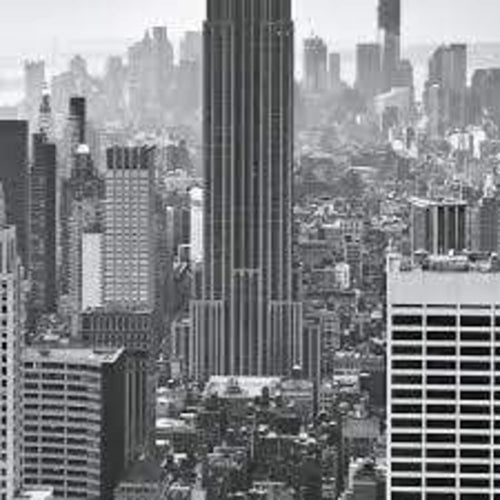 Komar NYC Black and White Wall Mural 368x254cm | Yourdecoration.com