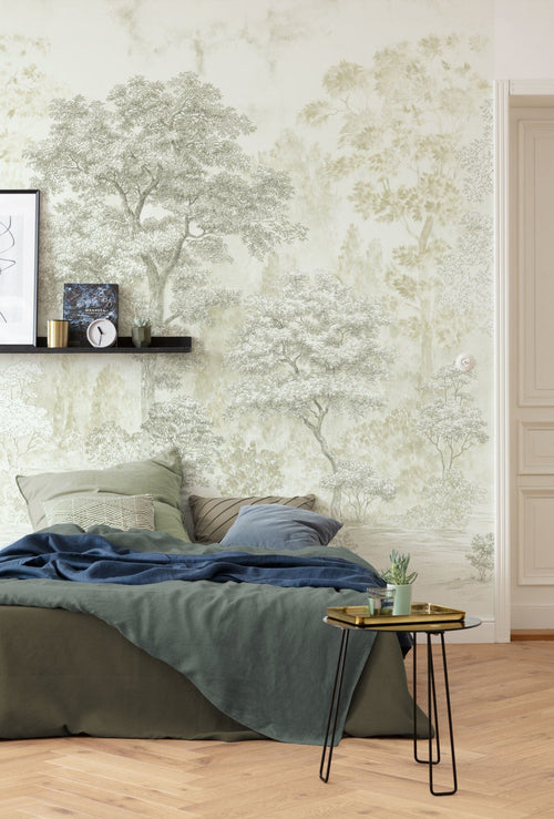 Komar Noble Trees Non Woven Wall Murals 200x250cm 4 panels Ambiance | Yourdecoration.com