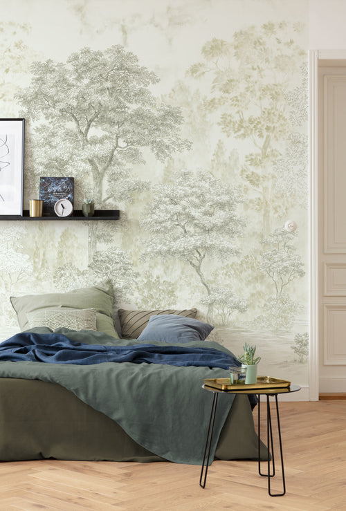 Komar Noble Trees Non Woven Wall Murals 200x250cm 4 panels Ambiance | Yourdecoration.com