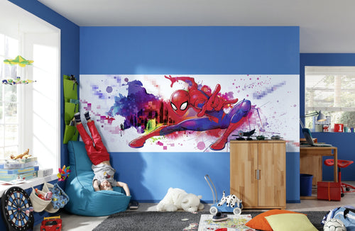 Komar Non Woven Wall Mural 4 4123 Spider Man Graffiti Art Interieur | Yourdecoration.com