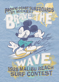 Komar Non Woven Wall Mural Iadx4 014 Mickey Brave The Wave | Yourdecoration.com