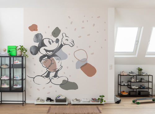 Komar Non Woven Wall Mural Iadx5 045 Mickey Organic Shapes Interieur | Yourdecoration.com