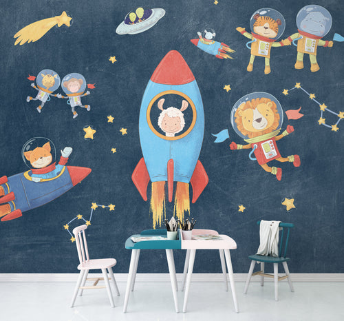 Komar Non Woven Wall Mural Iax7 0036 Friends In Space Interieur | Yourdecoration.com
