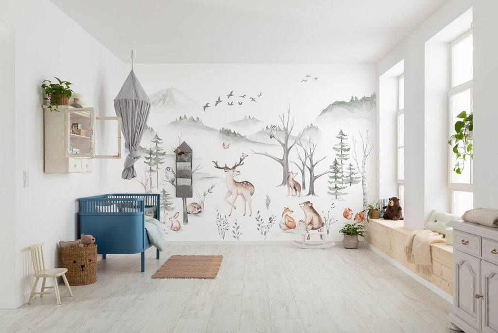 Komar Non Woven Wall Mural Iax8 0034 Cozy Woods Interieur | Yourdecoration.com