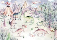 Komar Non Woven Wall Mural Iax8 0037 Dino Playground | Yourdecoration.com