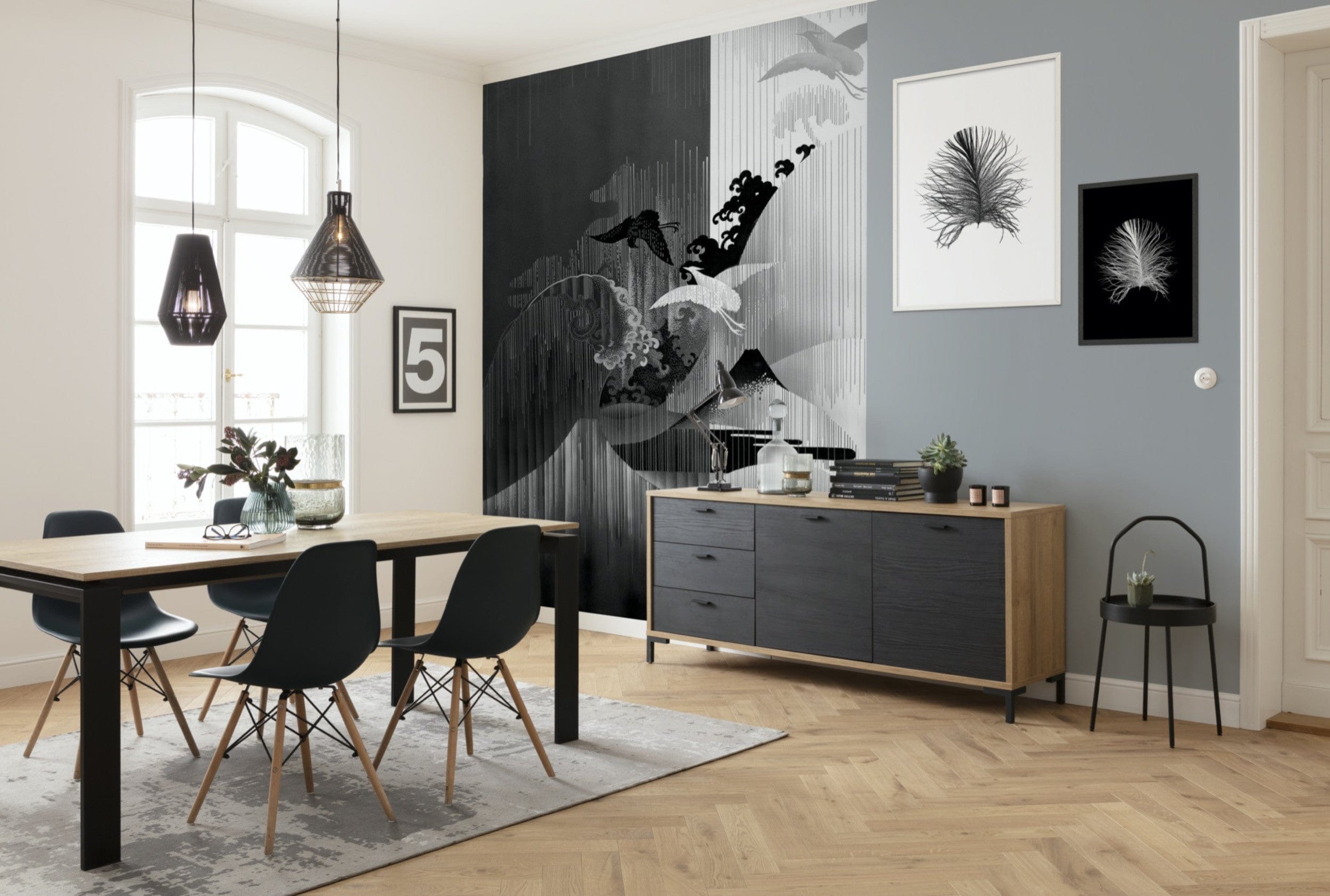 Komar Non Woven Wall Mural Inx4 018 Yin Yang Interieur | Yourdecoration.com