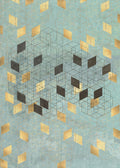 Komar Non Woven Wall Mural Inx4 049 Plaqué Or | Yourdecoration.com