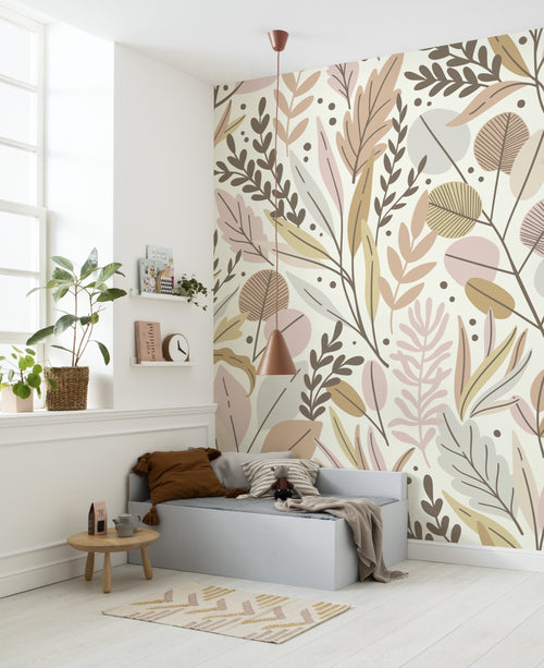 Komar Non Woven Wall Mural Inx4 070 Twigs Interieur | Yourdecoration.com