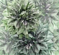 Komar Non Woven Wall Mural Inx6 036 Emerald Flowers | Yourdecoration.com