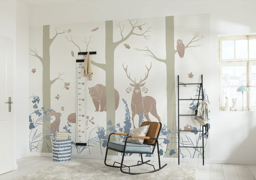 Komar Non Woven Wall Mural Inx8 065 Forest Animals Interieur | Yourdecoration.com