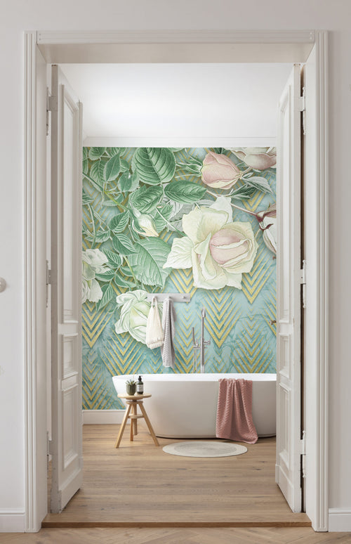 Komar Non Woven Wall Mural X4 1002 Rose Poem Interieur | Yourdecoration.com