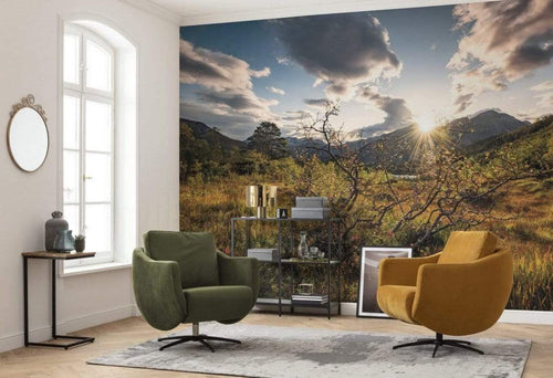Komar Norwegische Herbstwelten Non Woven Wall Mural 450x280cm 9 Panels Ambiance | Yourdecoration.com