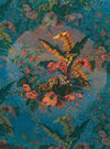 Komar Orient Bleu Non Woven Wall Mural 200x270cm 4 Panels | Yourdecoration.com