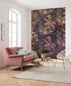 Komar Orient Violet Non Woven Wall Mural 200x270cm 4 Panels Ambiance | Yourdecoration.com