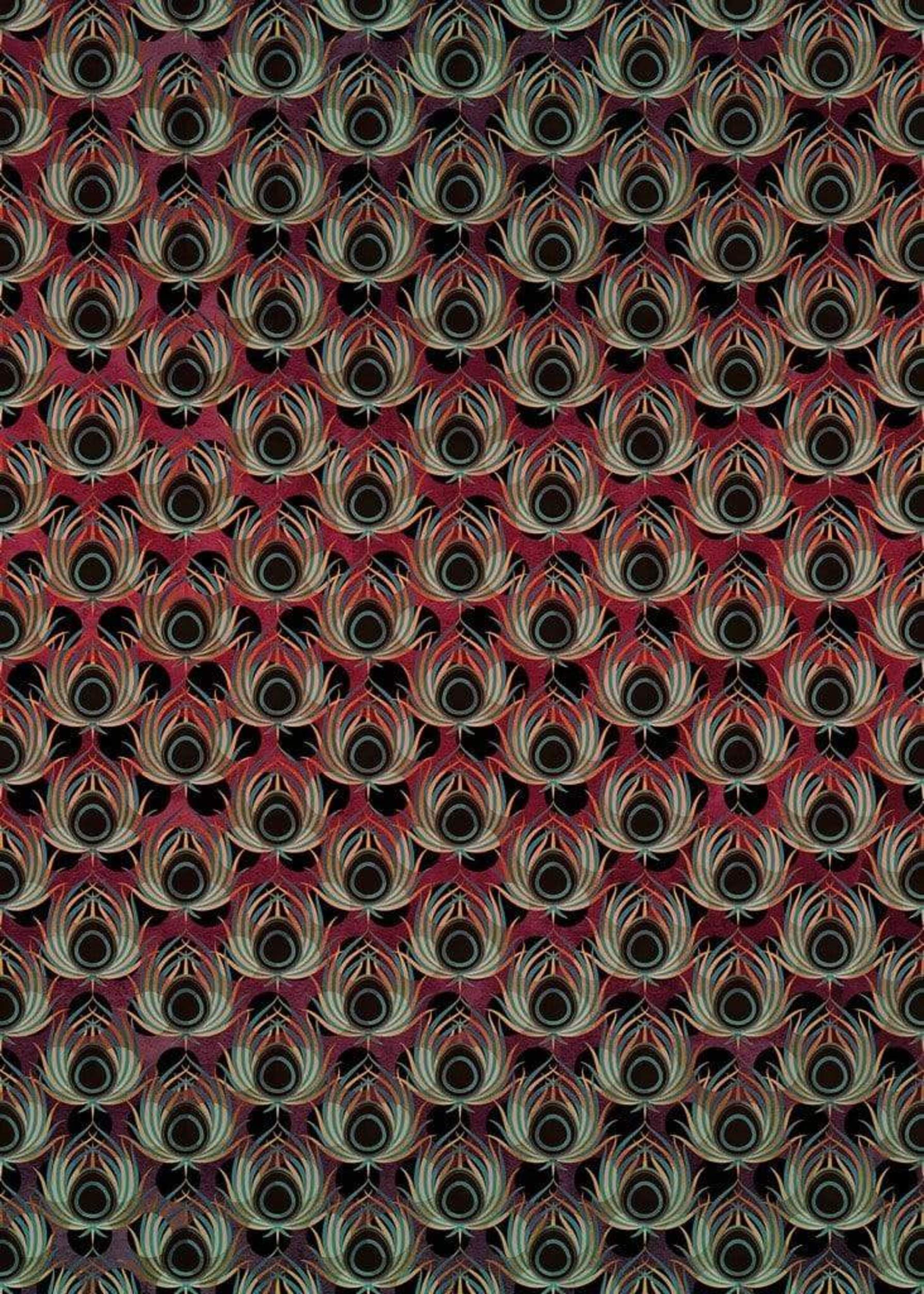 Komar Paon Rouge Non Woven Wall Mural 200x280cm 4 Panels | Yourdecoration.com