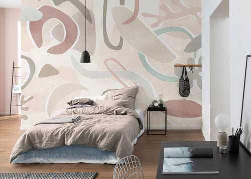 Komar Paradox Parallelogramm Non Woven Wall Murals 400x250cm 4 panels Ambiance | Yourdecoration.com