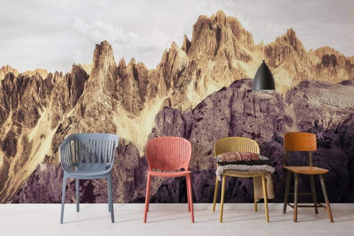 Komar Peaks Color Non Woven Wall Mural 400x250cm 4 Panels Ambiance | Yourdecoration.com
