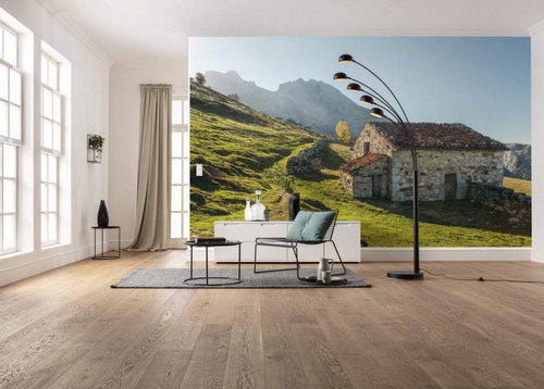 Komar Picos de Europe Alm Non Woven Wall Mural 450x280cm 9 Panels Ambiance | Yourdecoration.com