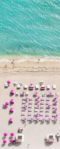 Komar Pink Umbrella Non Woven Wall Mural 100x250cm 1 baan | Yourdecoration.com