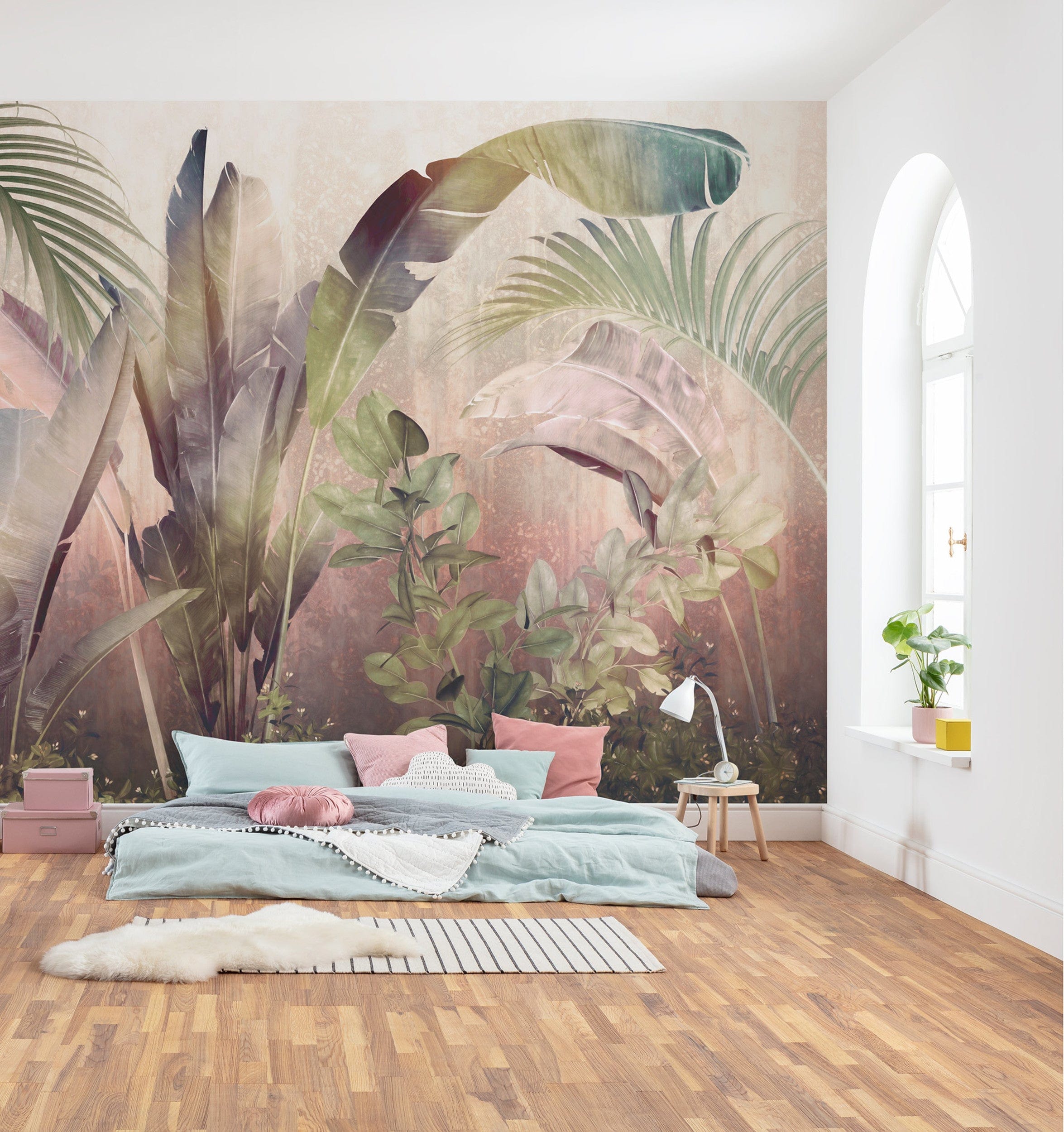 Komar Rainforest Mist Non Woven Wall Mural 350X250cm 7 Panels Ambiance | Yourdecoration.com
