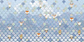 Komar Shelly Bluewave Non Woven Wall Mural 500x250cm 5 Panels | Yourdecoration.com