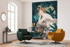 Komar Songes Vert Non Woven Wall Mural 200x280cm 4 Panels Ambiance | Yourdecoration.com