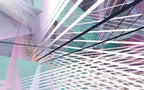 Komar Space Grid Spring Non Woven Wall Mural 400x250cm 4 Panels | Yourdecoration.com
