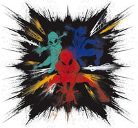 Komar Spider Man Color Explosion Non Woven Wall Mural 300x280cm 6 Panels | Yourdecoration.com