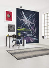 Komar Star Wars Classic Concrete X Wing Non Woven Wall Mural 200x280cm 4 Panels Ambiance | Yourdecoration.com