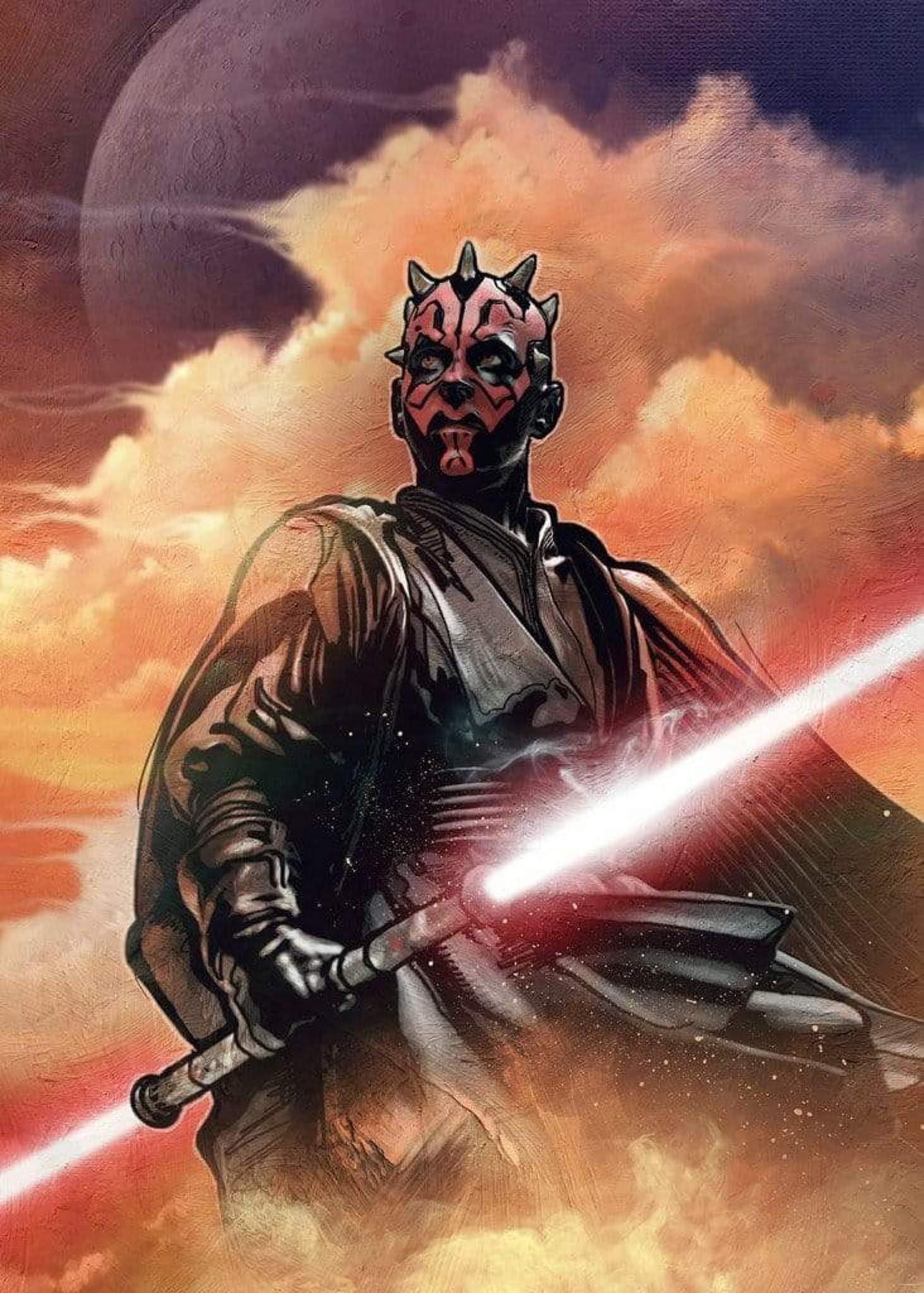 Komar Star Wars Classic Darth Maul Non Woven Wall Mural 200x280cm 4 Panels | Yourdecoration.com