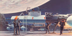 Komar Star Wars Classic RMQ Yavin Hangar Non Woven Wall Mural 500x250cm 10 Panels | Yourdecoration.com