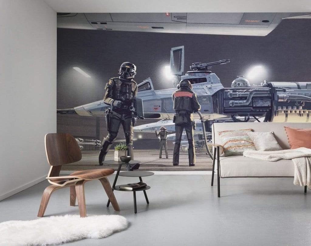 Komar Star Wars Classic RMQ Yavin Y Wing Non Woven Wall Mural 500x250cm 10 Panels Ambiance | Yourdecoration.com