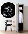 Komar Star Wars Ink Stormtrooper Self Adhesive Wall Mural 128x128cm Round Ambiance | Yourdecoration.com