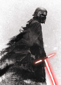 Komar Star Wars Kylo Vader Shadow Non Woven Wall Mural 200x280cm 4 Panels | Yourdecoration.com