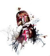 Komar Star Wars Watercolor Boba Fett Non Woven Wall Mural 250x280cm 5 Panels | Yourdecoration.com