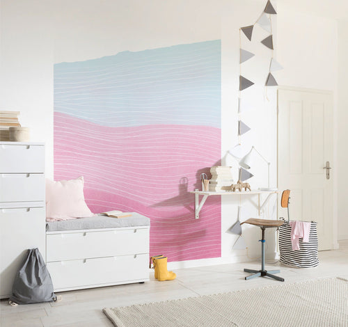 Komar Strawberry Streets Non Woven Wall Murals 200x250cm 2 panels Ambiance | Yourdecoration.com