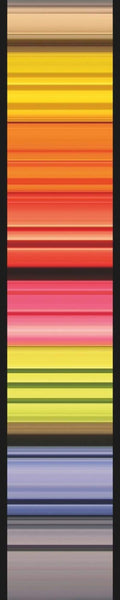 Komar Stripes Wall Mural 50x270cm 1 baan | Yourdecoration.com