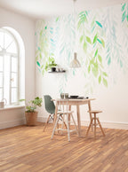 Komar Summer Leaves Non Woven Wall Mural 350X250cm 7 Panels Ambiance | Yourdecoration.com