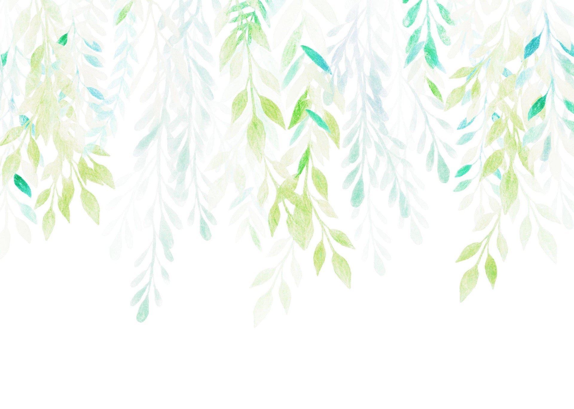 Komar Summer Leaves Non Woven Wall Mural 350X250cm 7 Panels | Yourdecoration.com