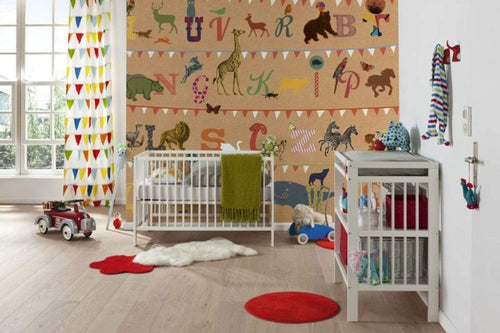 Komar T wie Tiger Wall Mural 250x250cm 5 Panels Ambiance | Yourdecoration.com