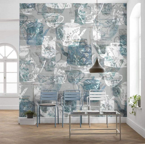 Komar Tableware Non Woven Wall Mural 300x280cm 3 Panels Ambiance | Yourdecoration.com