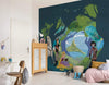 Komar Tangled Non Woven Wall Mural 350x280cm 7 Panels Ambiance | Yourdecoration.com